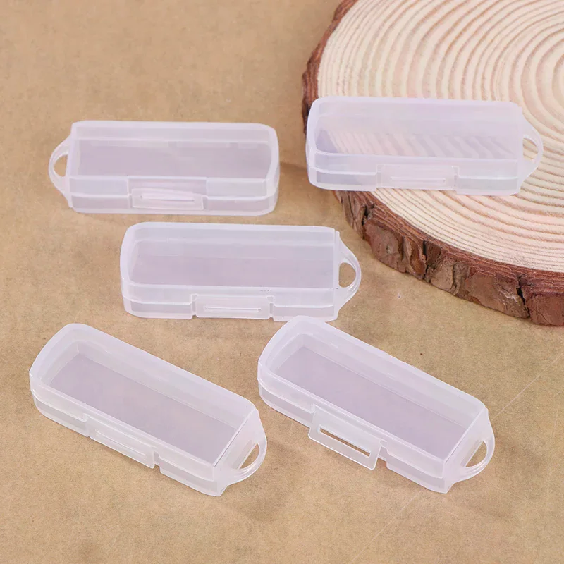 5pcs PC USB Flash Drive Cases Contemporary Style Storage Boxes With Lids For OTG Rotating Drives Home Organization Storage Bins