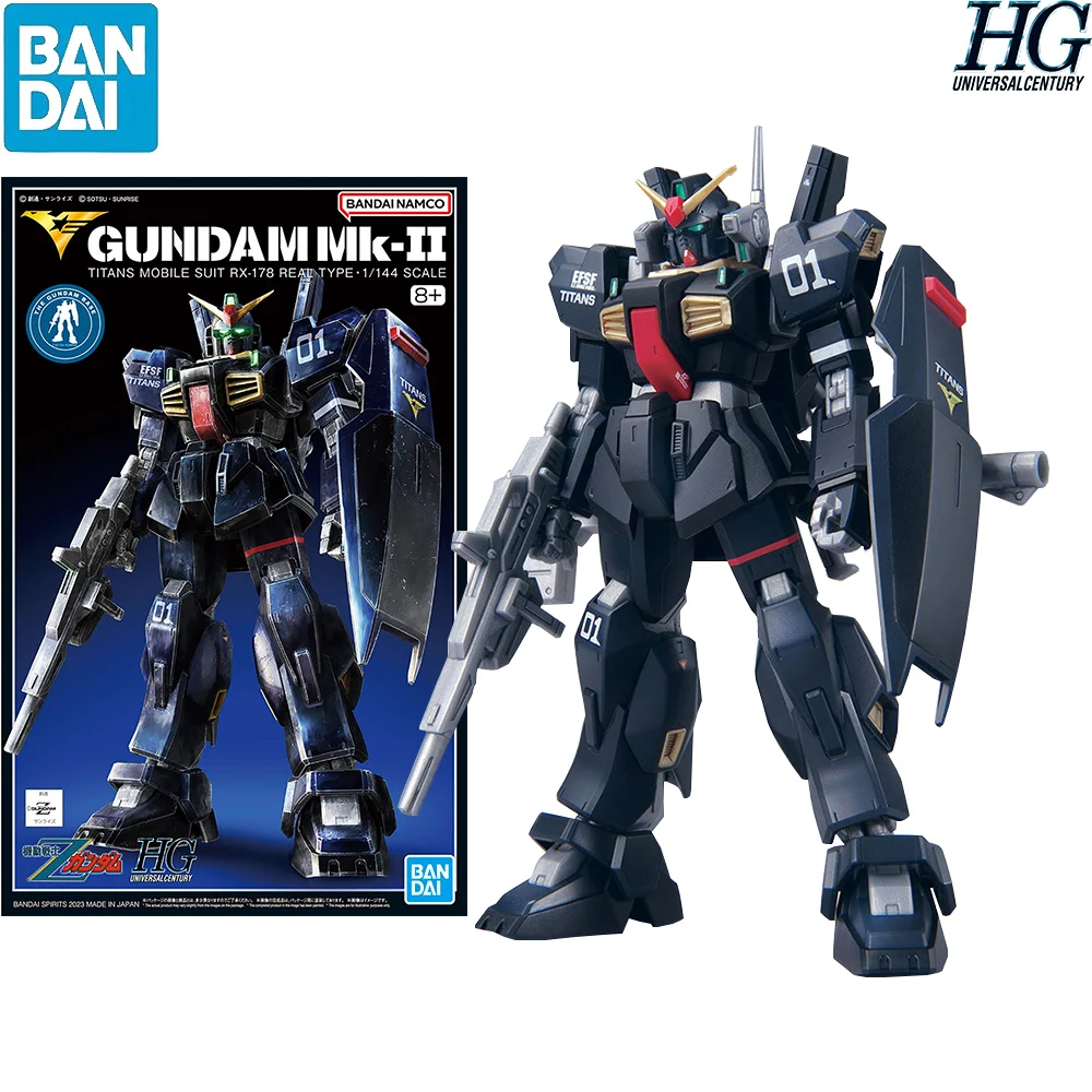 

In Stock Original BANDAI HG 1/144 PB LIMITED RX-178 MK2 TITANS Assembly Models Ver. Anime Action Figures Model Collection Toy