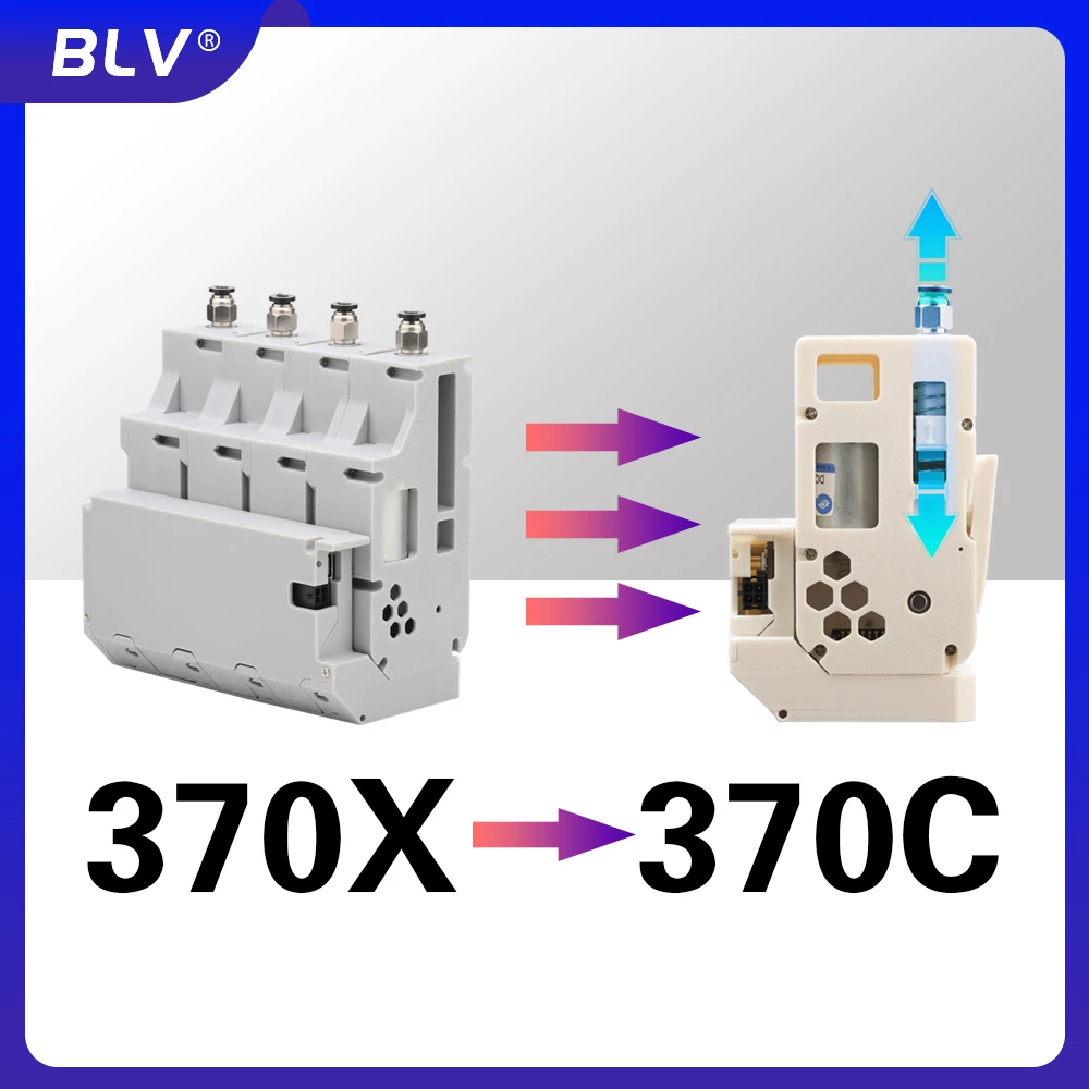 BLV BMCU 370X から 370C への変換キット / BMCU 370X のオリジナル