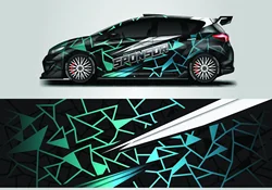 Blue Car Side Decal Racing Sport Door Styling Vinyl Long Stripe Graphics Skirt Stickers for Any Car Size Car Body Accessories