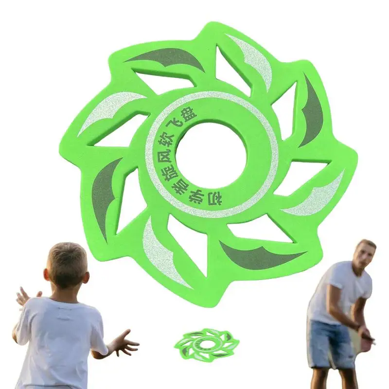 Flying Circle Throw Toy Handmade Foam Authentic Spinner Handmade Foam Authentic Spinner Flying Rings Fast Catch Toy Safe For