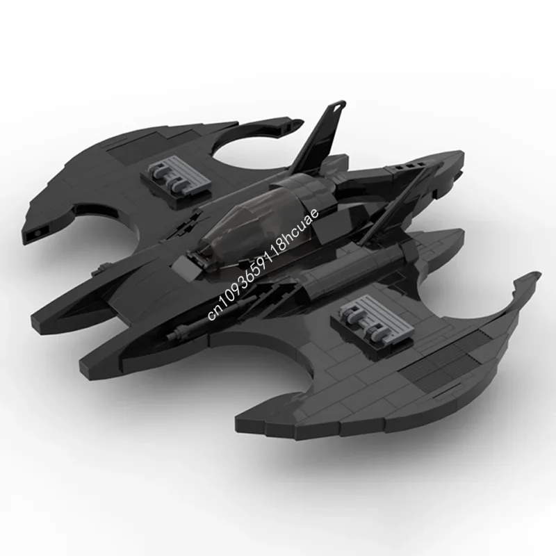 329 Uds. MOC sin tachuelas Batwing '89 superhéroes bloques de construcción juguete de plástico para regalo de Navidad educativo creativo STEM STEAM Learning