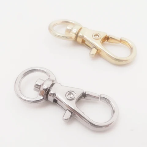 

Purse Hook,Swivel Hook,Leather Hook,Dog Clasps,Purse Clasp,Chain Snap, Inner 3/8 Inch 6pcs HK-033