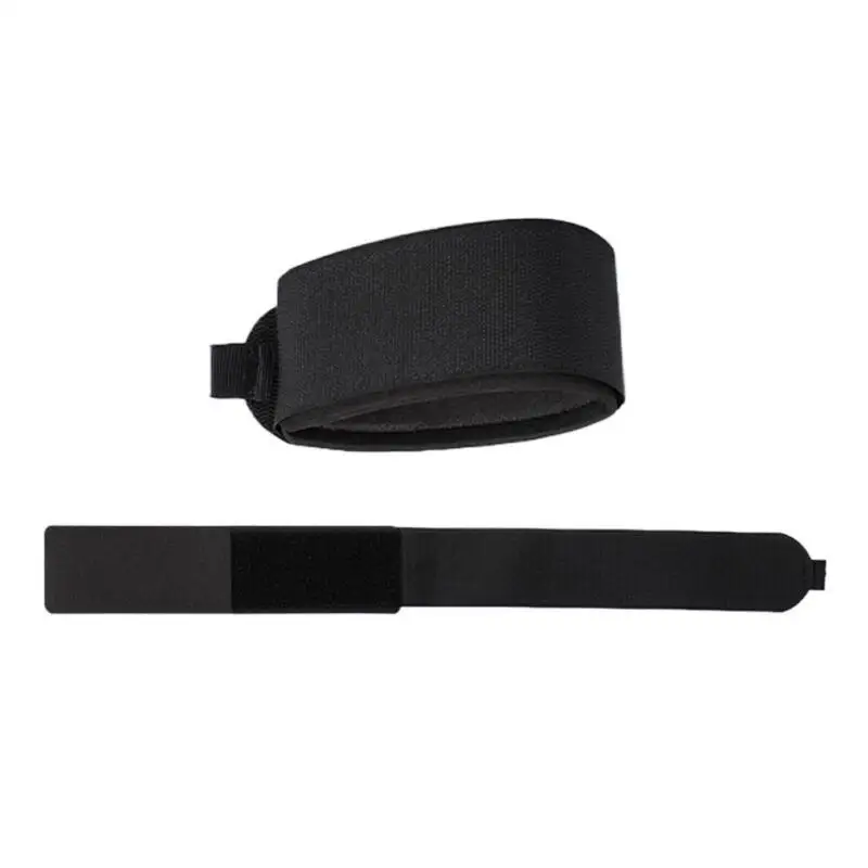 

652F 2Pcs Ski Fastening Strap Adjustable Ski Wraps Ties Ski Band Tape Storage Ties with Protective Pad Easy to Use