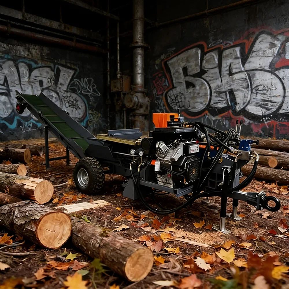 Professional Electric Log Splitter 1500W 5 Ton Vertical Horizontal for Versatile Use