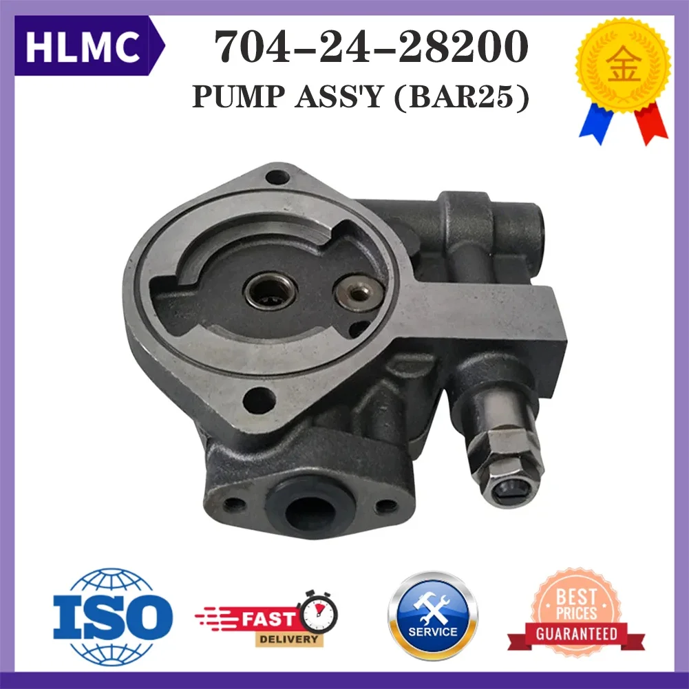 Pilot Gear Pump 704-24-28200 Compatible with Komatsu Wheel Loader WA800-1 WA800-2 Excavator PC200-3 PC200LC-3