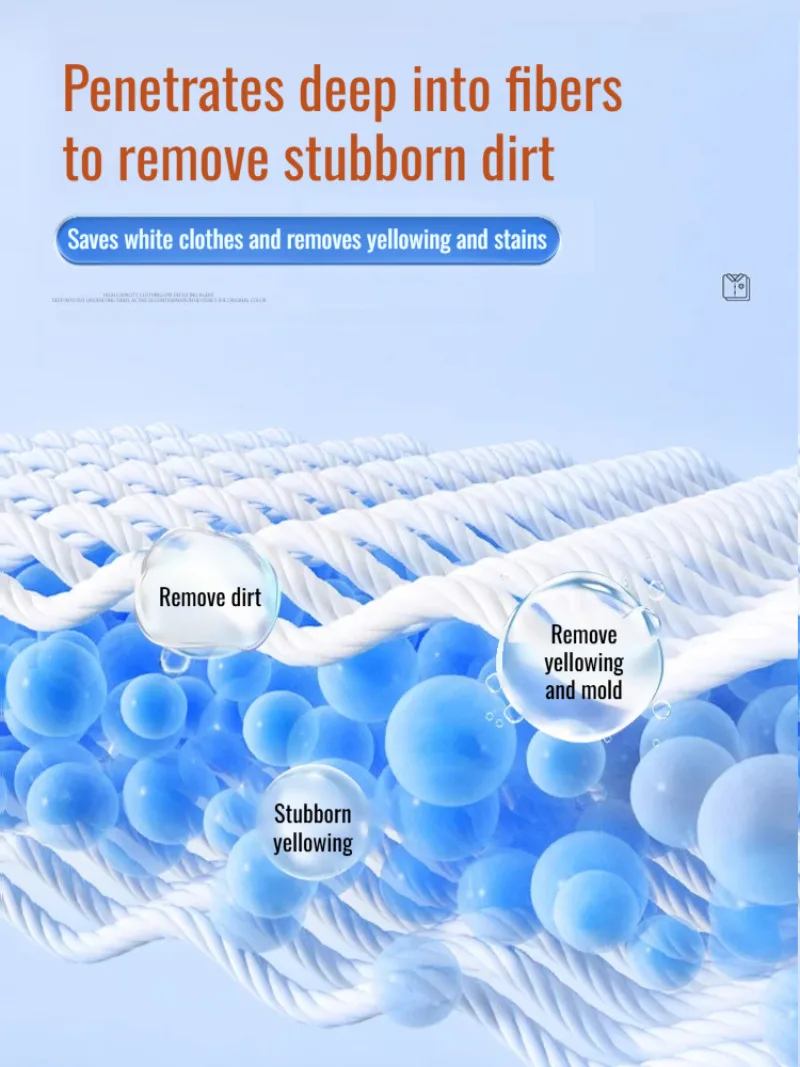 منظف الغسيل المبتكر، منظف الغسيل، مزيل البقع، إزالة الصفراء، عامل التليين الطبيعي، حار