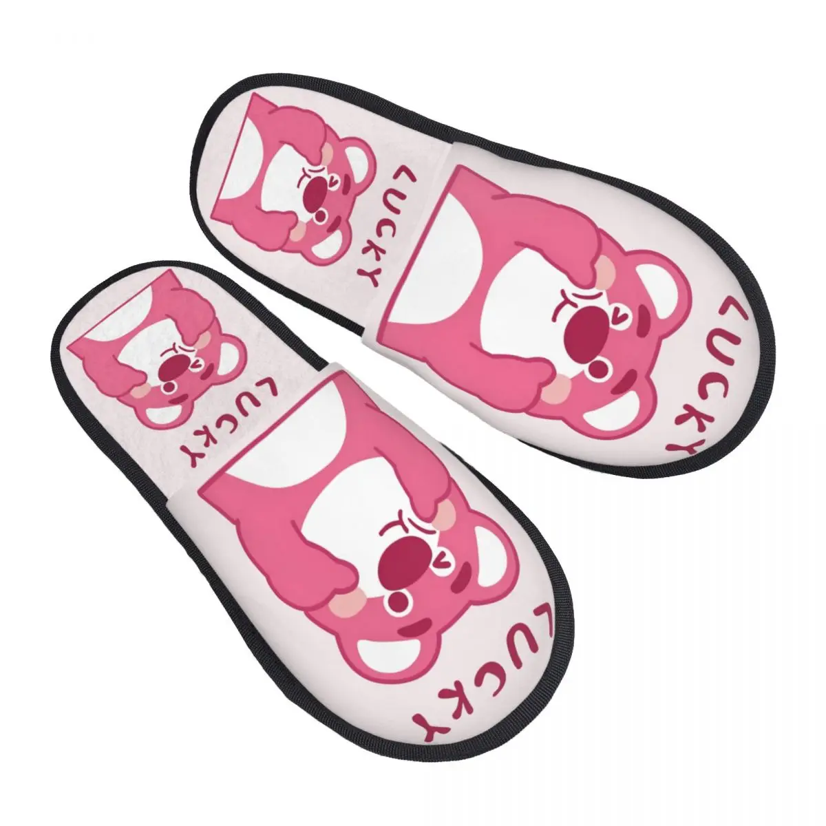 

Custom Lotso Comfy Scuff With Memory Foam Slippers Women Cute Bear Spa House Shoes
