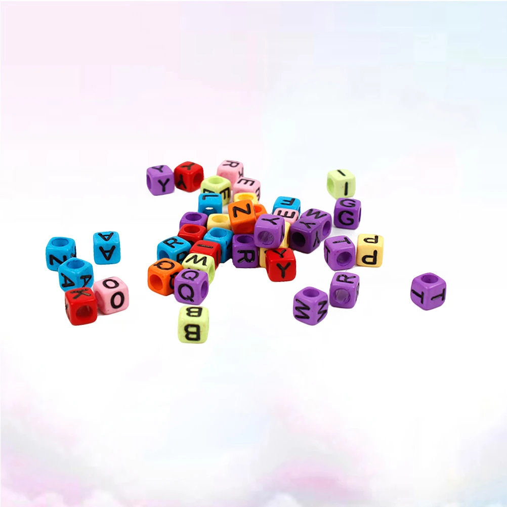 

1500pcs Alphabets Sparse Round Beads Diy Accessories Kit Durable Acrylic Craft Supplies For Jewelry Making Decorations Diy Kits