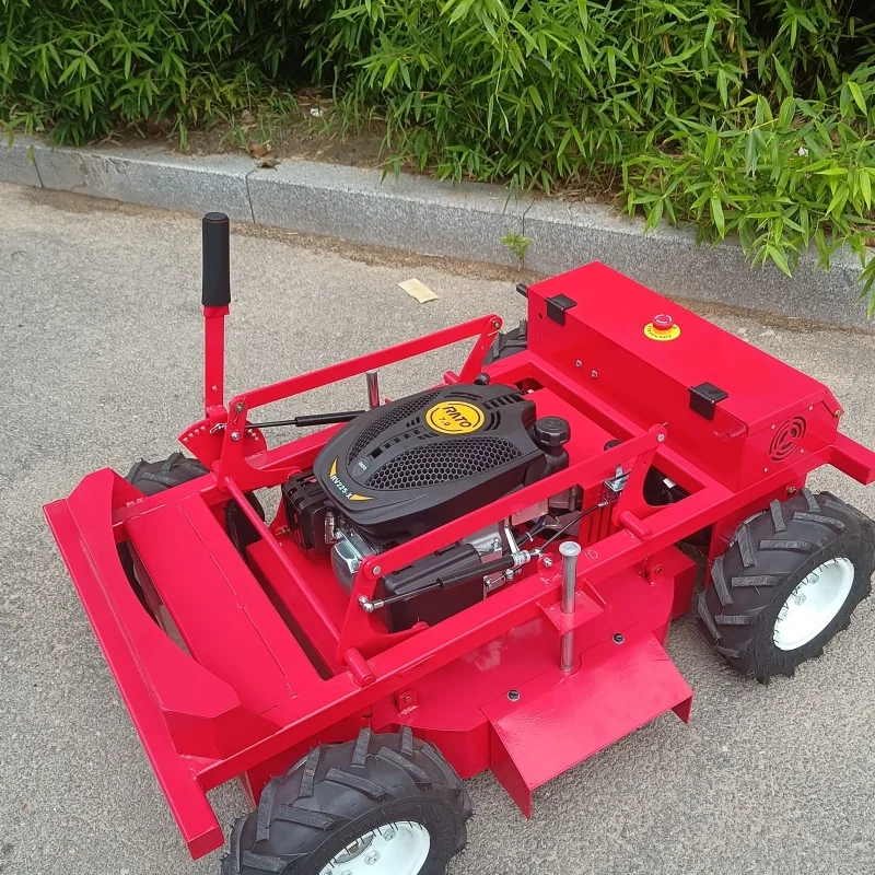 全地形対応のゴッド・オブ・ウォー！ 工場直販のホイール付きリモコン芝刈り機、4ストロークユーロ5排出ガス規制適合