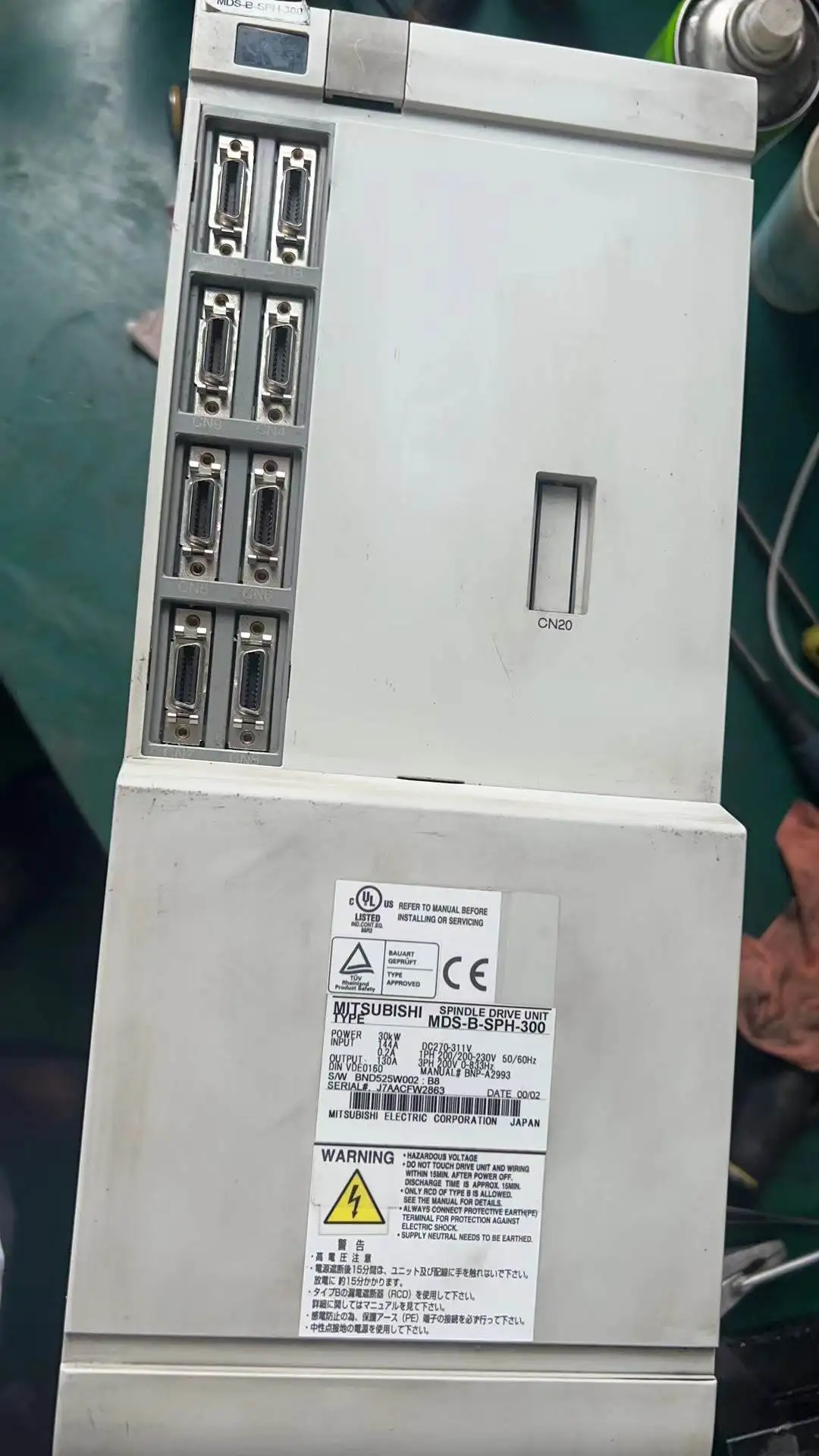 

MDS-B-SPH-300 TEST BY TEST BENCH in stock ship fast Spindle Drive Unit CNC Electric Automation