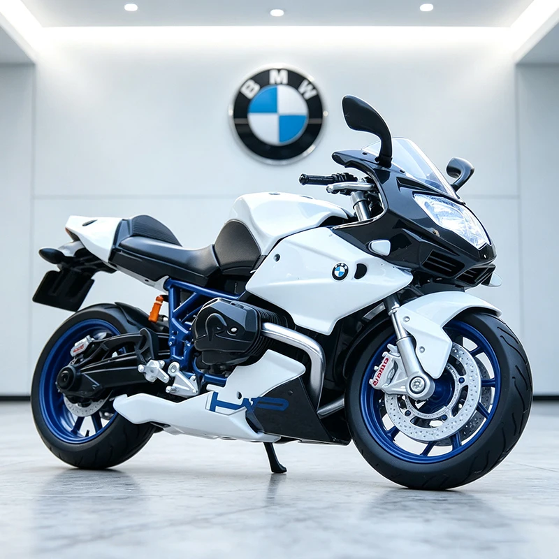 Maisto 1/12 BMW HP2 Sport Alloy Motorcycle Model Collection Shork-Absorber Off Road Autocycle Model
