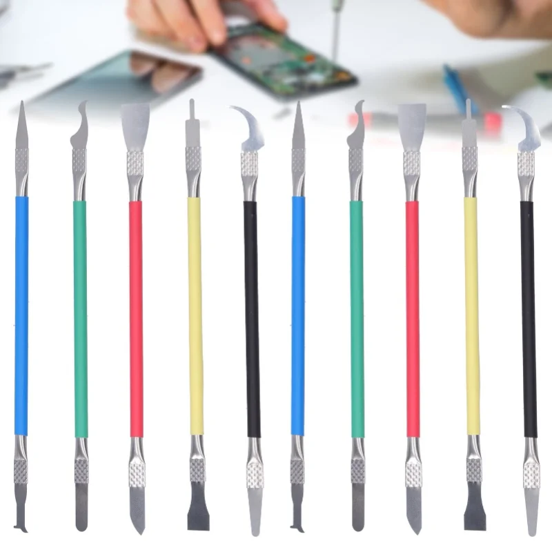 2 مجموعة 5 في 1 IC رقاقة إصلاح رقيقة شفرة وحدة المعالجة المركزية NAND مزيل بغا صيانة سكين مزيل الصمغ 5 قطعة وحدة المعالجة المركزية مزيل الصمغ