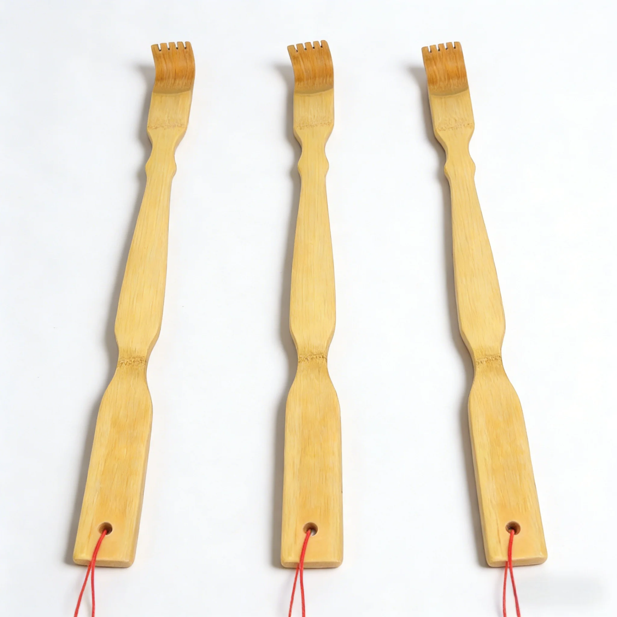 

A 3-pack bamboo back scratcher with a long handle for itch relief, ideal for home, office, or gifting.