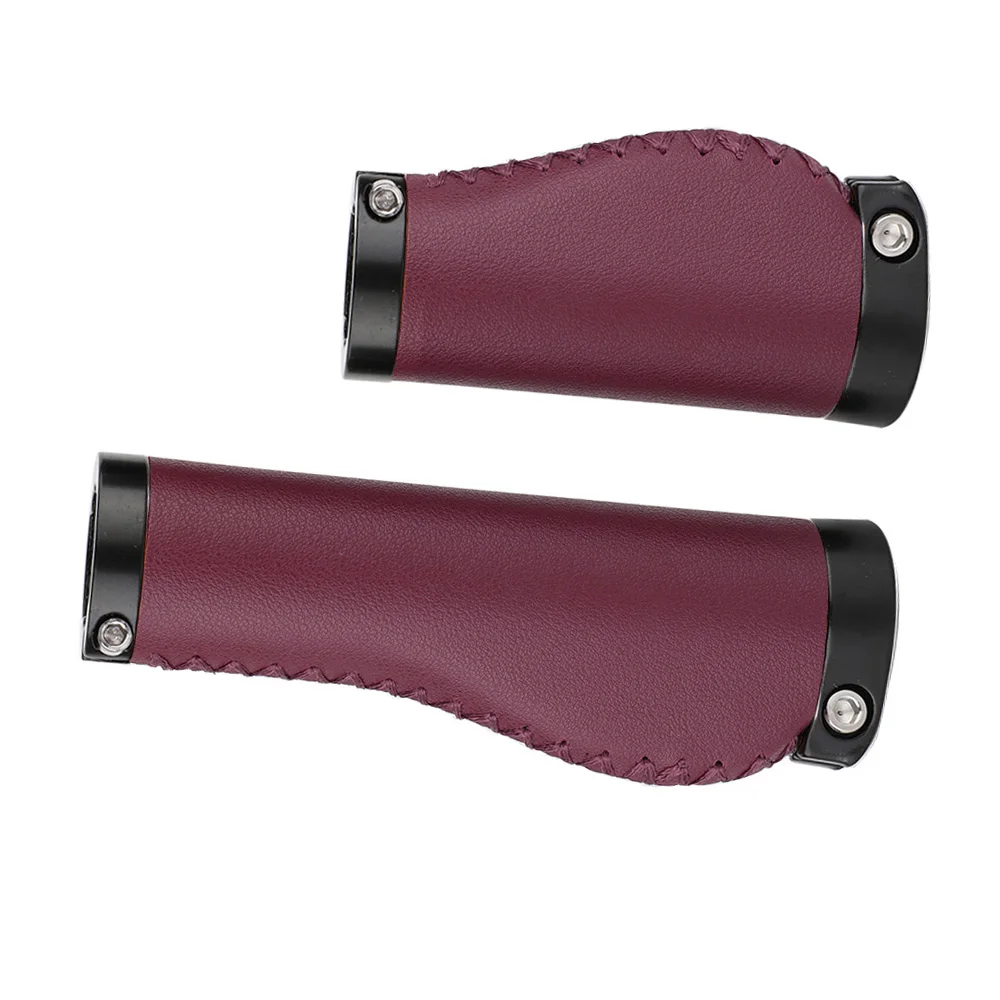 Bicycle Handlebar Covers Mountain Bike Vintage Microfiber Leather Handlebar Covers Shock Absorption Comfort Grips