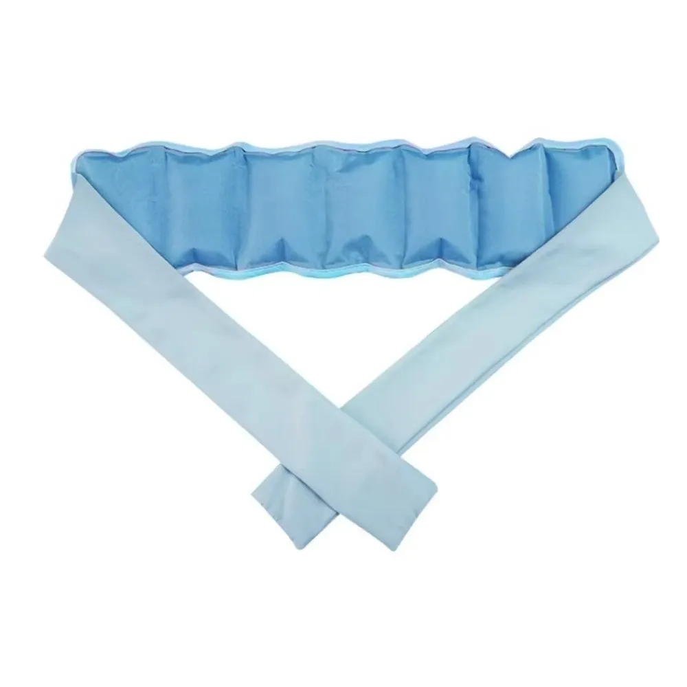 New 35*9cm Ice Scarf Cold Sensation Reusable Cooling Scarf Heat Relief Summer Neck Ice Pack Scarf Pet Cooling