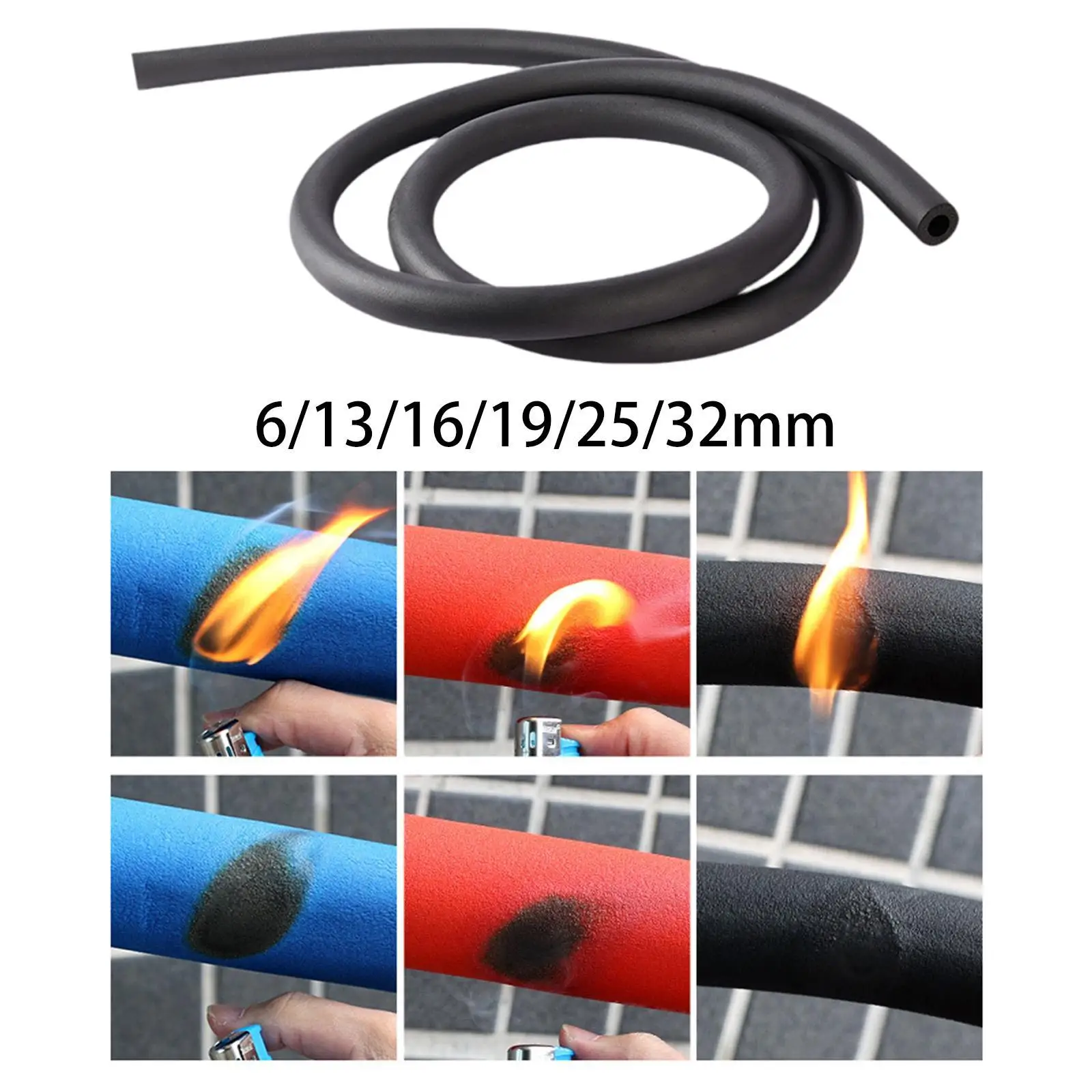 Pipe Insulating Tape Waterproof Foam Heat Preservation Wrap for Home Office Winter Freeze Protection