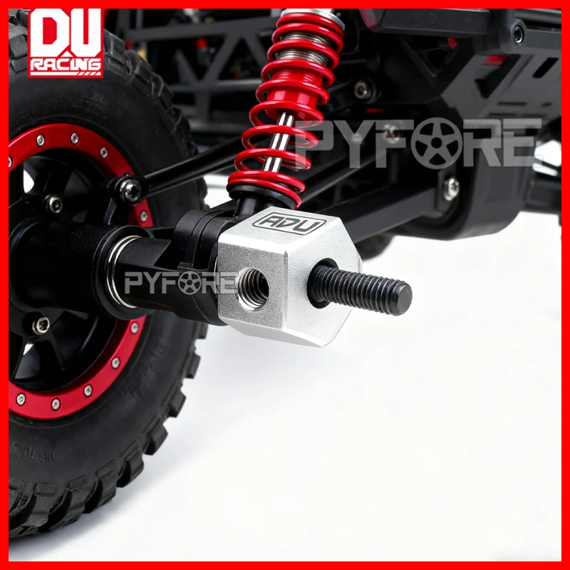 

ADU RACING 7075-T6 Aluminum 17mm Wheel Hex Hub Adapter 1.5mm Wider Offset Axial 1/6 SCXó Jeep Wrangler Trail Honcho RC Crawler