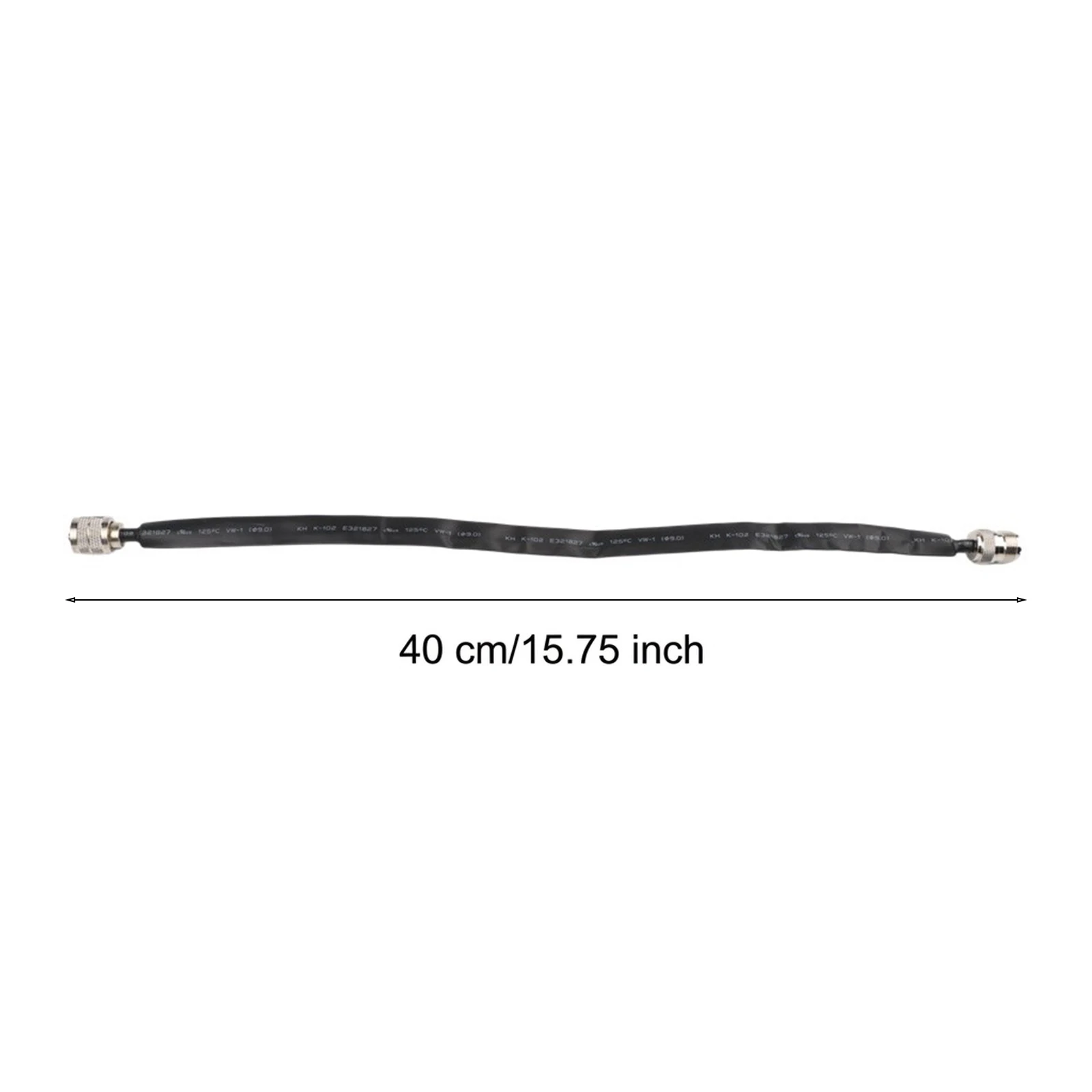 1pcs 40cm Window Pass Through Flat Cable N Male To N Female RF Coaxial Cable 50Ohm Extension Cord For Antennas Car Radio