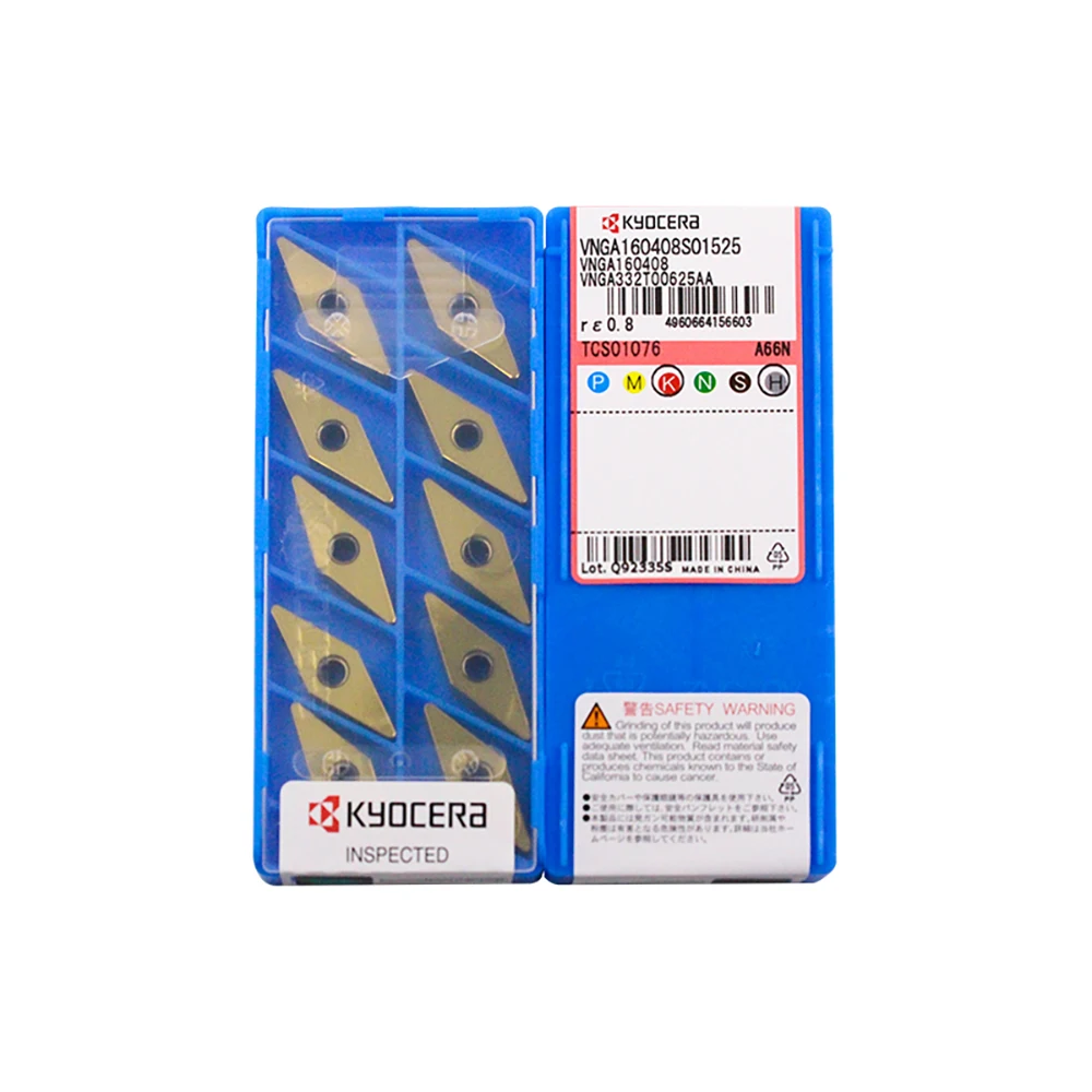 

VNGA 160404S01525 160408S01525 A66N Керамические токарные пластины | Оригинальный инструмент с ЧПУ для высокоскоростной токарной обработки чугуна