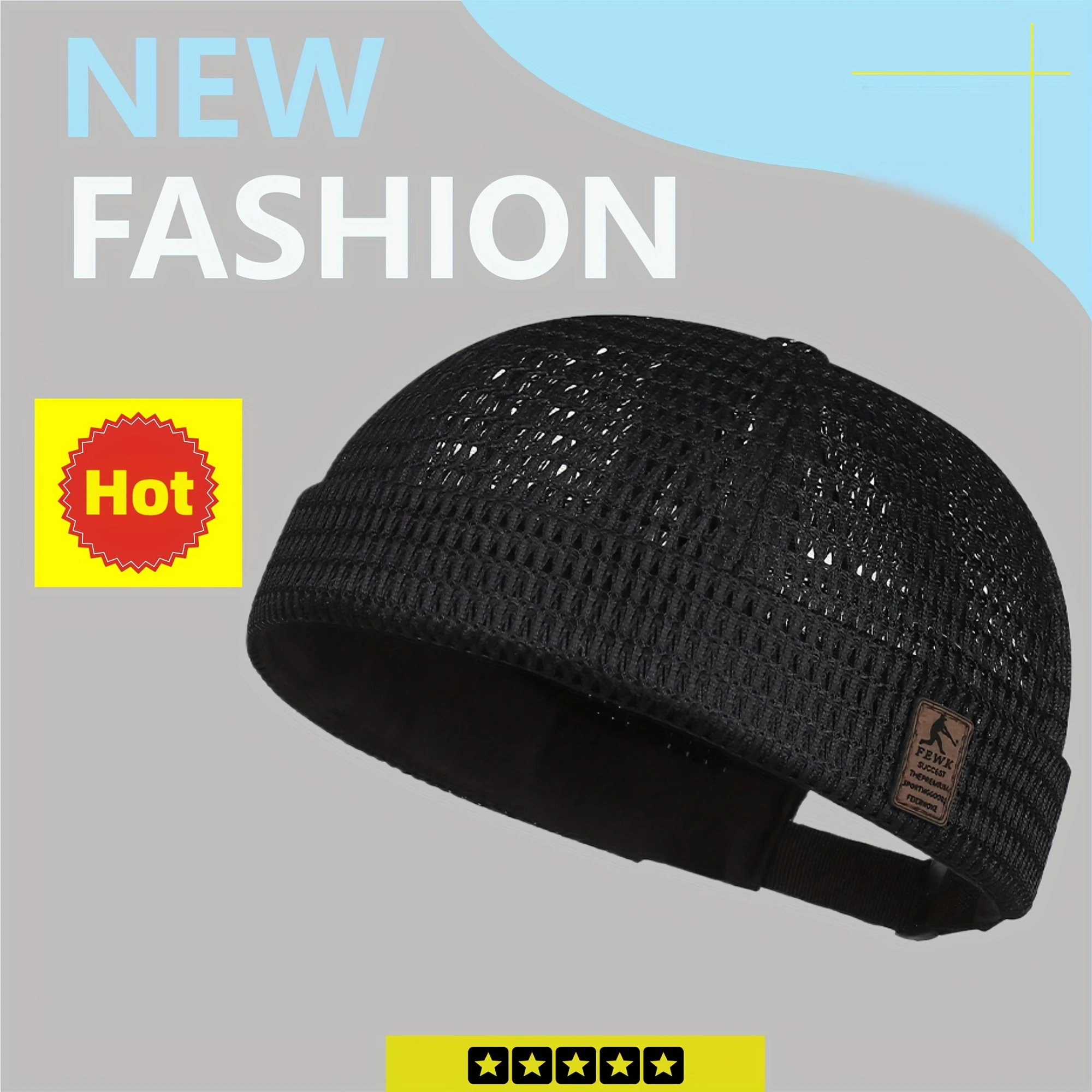 Gorra de ciclismo de malla transpirable sin ala, gorros Docker ajustables ultraligeros, elásticos para verano y primavera, para hombres y mujeres, para correr y senderismo
