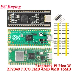 5pcs/1pc RP2040 Dual-Core 264KB ARM for Raspberry Pi Pico W Board Low-Power Microcomputers High-Performance Cortex-M0+ Processor