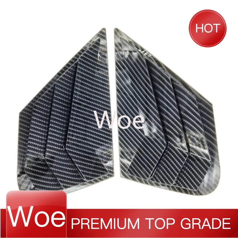Woe For Kia Optima K5 Sedan 2016 2017 2018 2019 rear louver vent Scoop ABS automotive parts side louver cover decorative strip