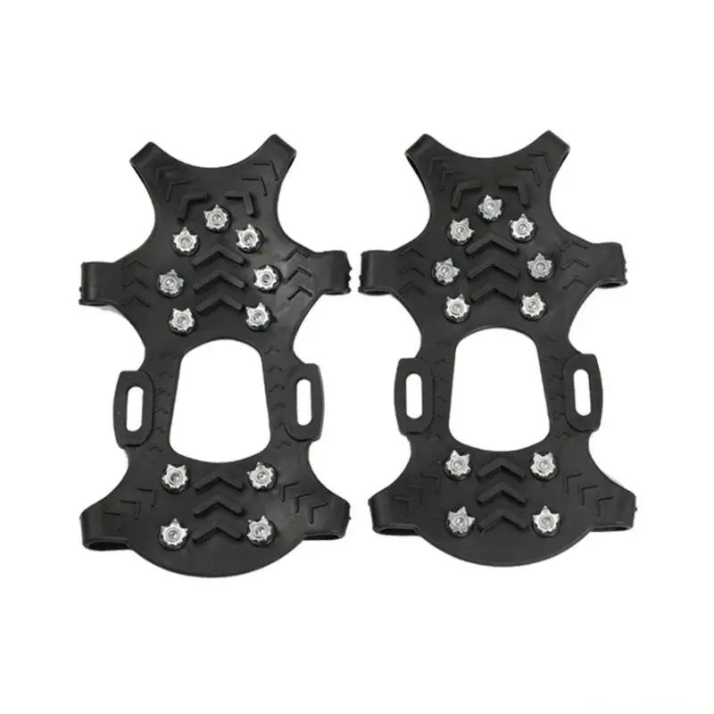 31BE 1pair Regulable Nonslip Ice Cleats High Elasticities Ice Tractions Devices