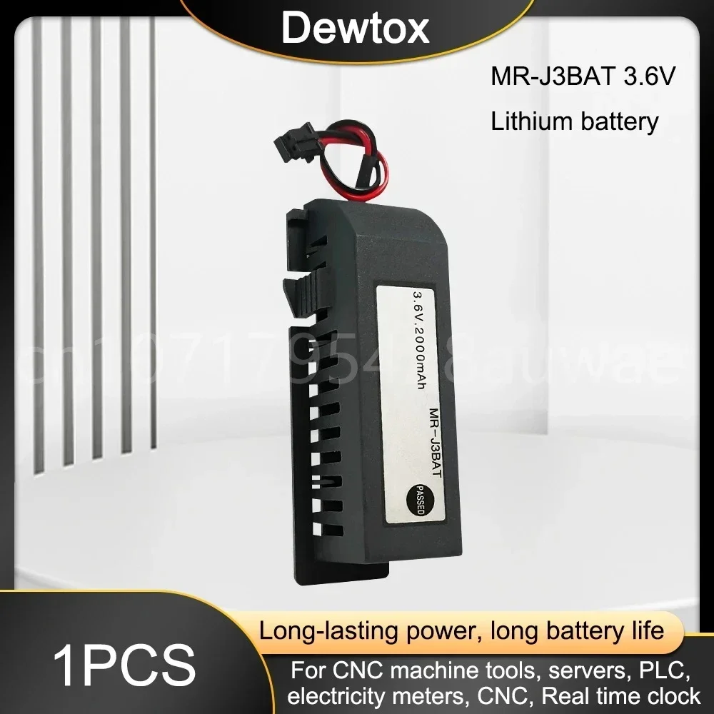 1PCS 3.6V 2000mAh MR-J3BAT C119A PLC Industrial MELSERVO Lithium Battery PLC Batteries FOR CNC System M70 Servo