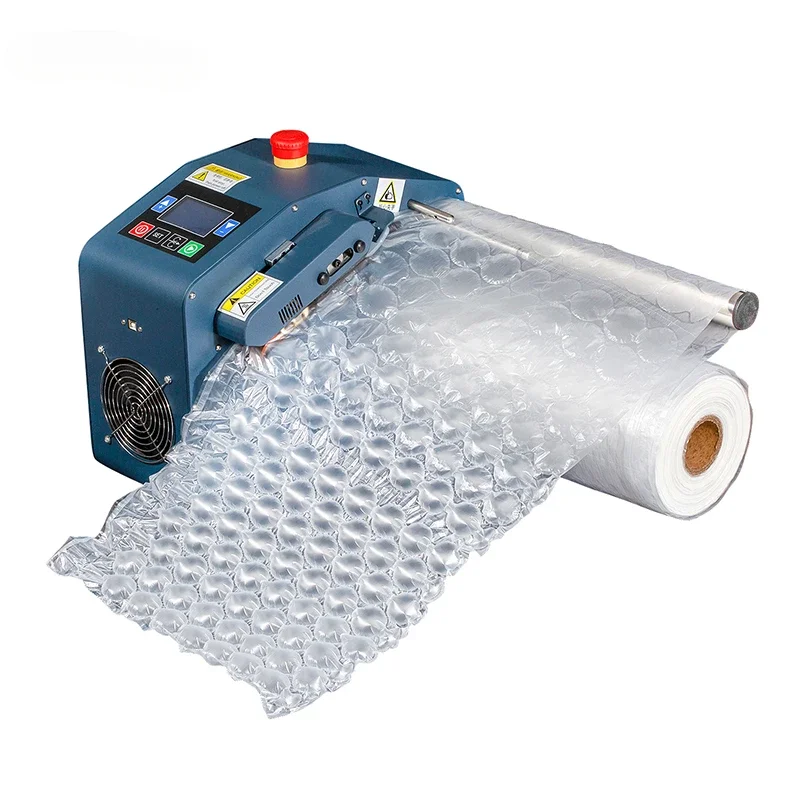 Bubble wrapping machine Inflatable buffer for transportation filling of various commodities