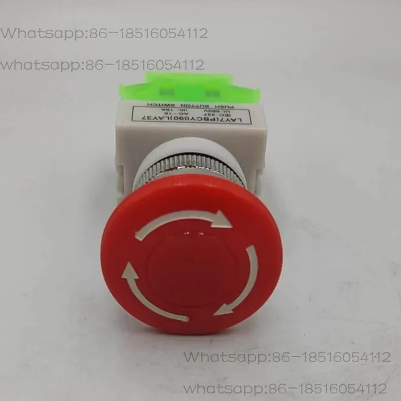 Generator Set Intelligent Control Box Emergency Stop Mushroom Head Emergency Stop Button Rotary with Self-locking Switch