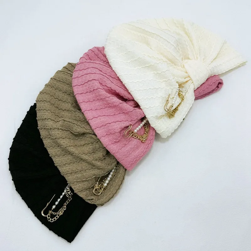 قبعة نسائية إسلامية جديدة وشاح للرأس تغطي الشعر الأبيض، مسامية، مقاومة للغبار، ناعمة ومرنة