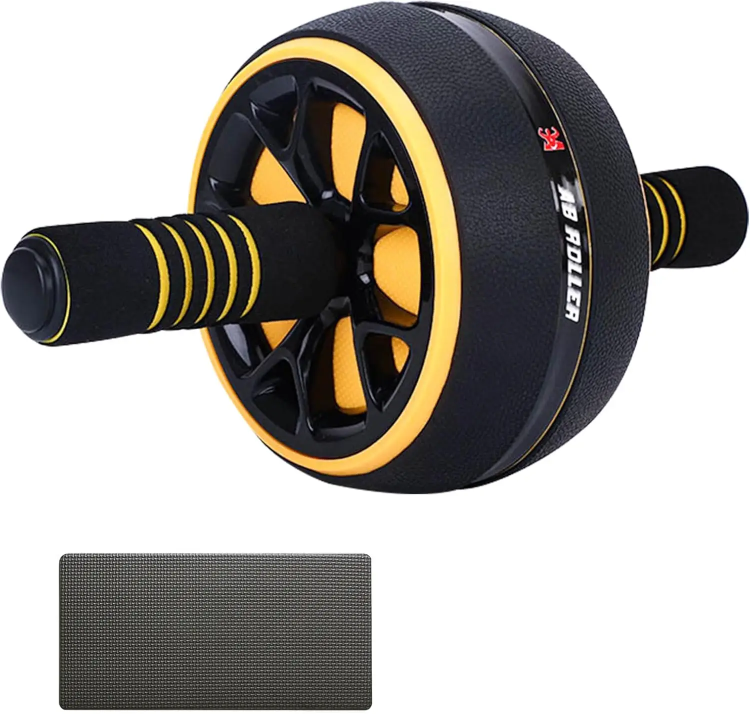 AB Wheel Roller, Exercise Abdominal Fitness Wheel, Work-out Strength-Training Roller, 12W