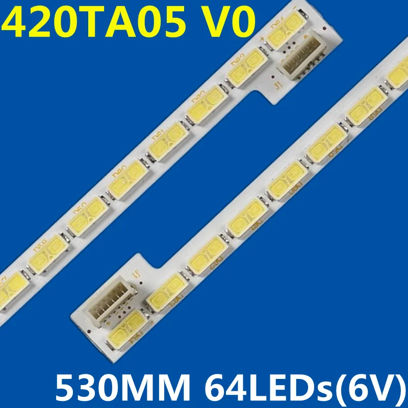 1PCS LED Backlight Strip 64Lamps 420TA05 V0 42Inch 7030PKG 64ea Rev0.2 74.42T23.001 42LD420-CA T420HVN01.1 T420HW06 T420HW04