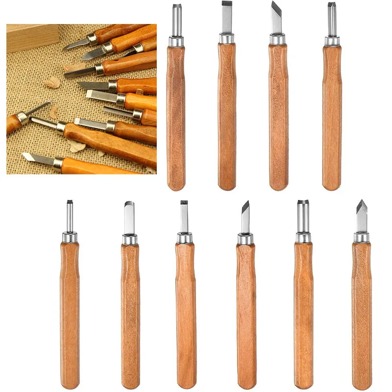 Professional Wood Carving Chisel Set with Carbon Steel Wood Carving Tools, Suitable for Carving Carpenters and Beginners