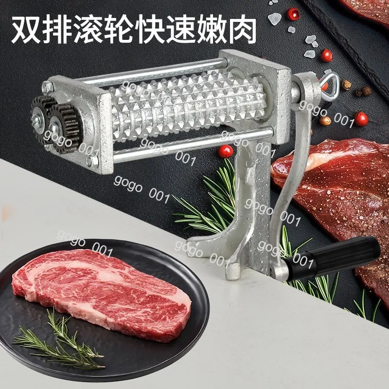 Manual Meat Tenderizer Tool Small Hand Held Meat Pounder for Home Kitchen Tenderizing