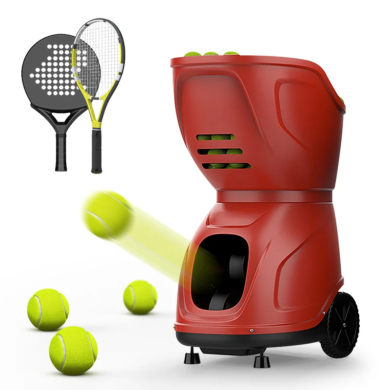 STLF بطارية كبيرة يسار يمين يتأرجح التطبيق الذكي التحكم كرة التنس آلة رمي باديل التدريب معدات التغذية للمدرب #2