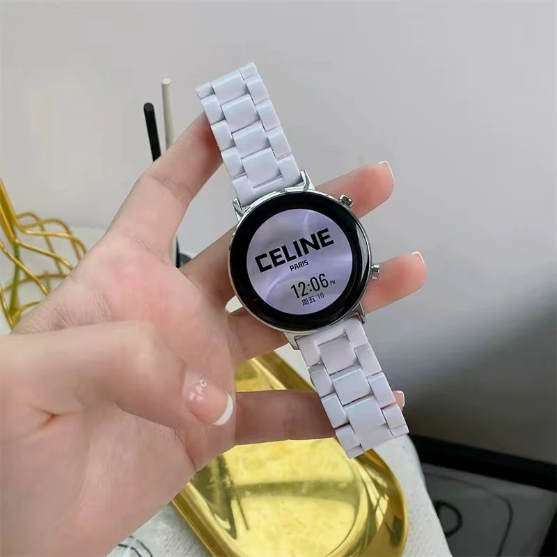 Watch strap loop plastic For Samsung Galaxy Watch 7 FE 5 Pro 4 6 classic 44mm 40mm sport bracelet correa Galaxy Watch 7