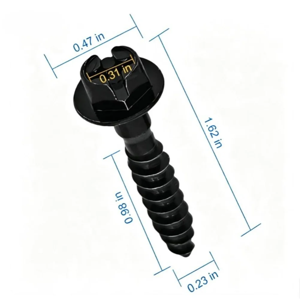 20 Pieces Filter Housing Screws 6509605AA 11549031 For Chrysler For Jeep For Dodge For Ram Robust Black Finish Auto Parts