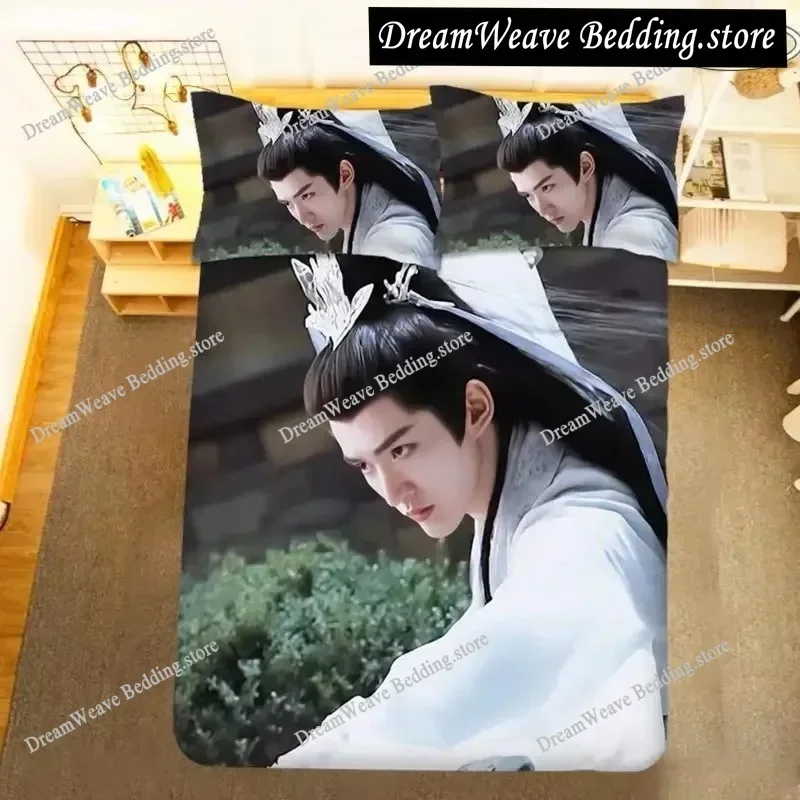 Deng Wei HD Poster Pillowcase+ Duvet Cover Single Dormitory Student Knit DW TV Character Drama Stills Double Home TextileextileF