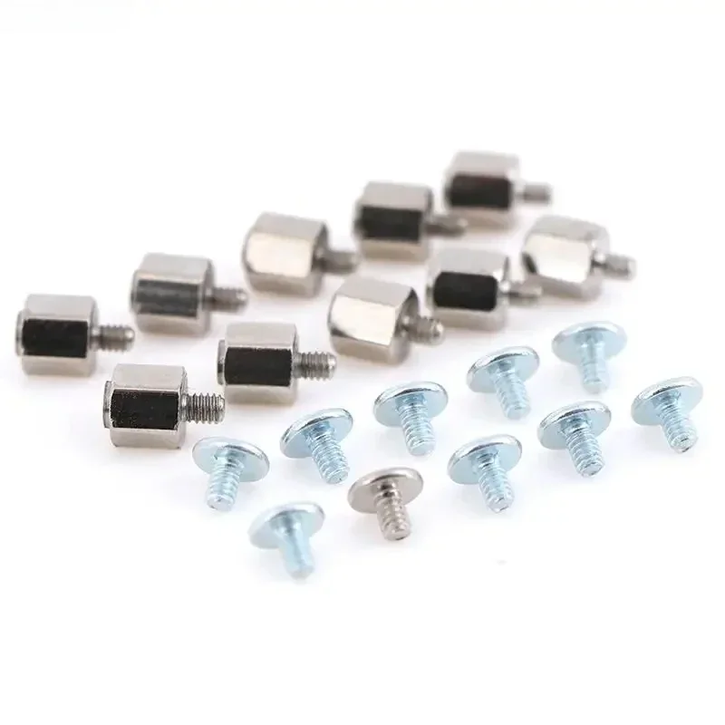 ZEXEF 10 Set Hex Screws Kits for A-SUS M.2 SSD Hand Silver Mounting Stand Allen Off Nut Motherboard Anodized Anti Theft Auto image 4