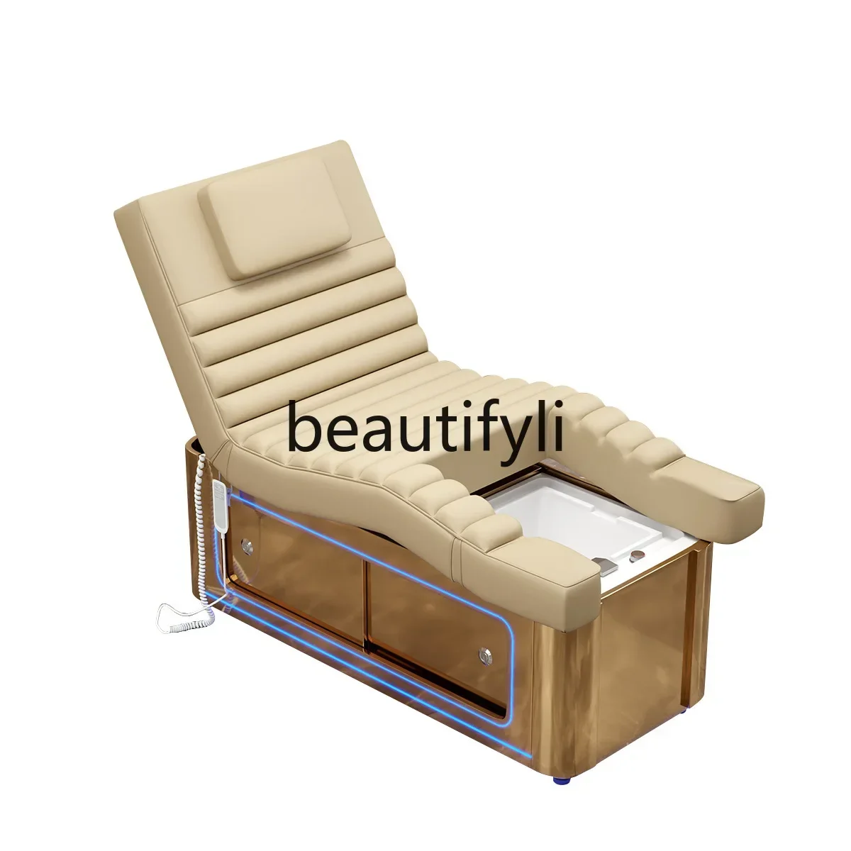 Electric beauty bed Beauty Spa shop Massage foot massage integrated bed Massage eyelash manicure foot chair