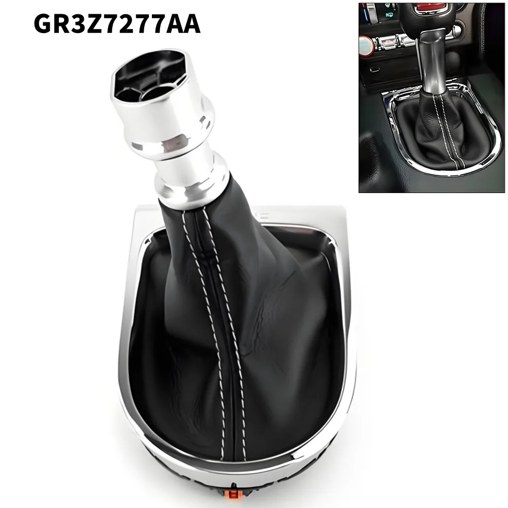 

GR3Z7277AA GR3Z-7277-AA For Ford Mustang 2015-2017 Manual Gear Shift Lever Boot Dust Cover Trim Car Replaces Easy Install