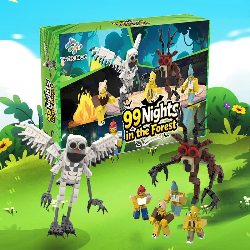 

New 99 Nights In The Forest Building Block Toys Assembly Model 99 Nights In The Forest Collection Bricks For Kids Navidad Gifts