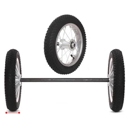 Three-Wheeled Bicycle Wheel, Rear Left and Right Wheel, 12 