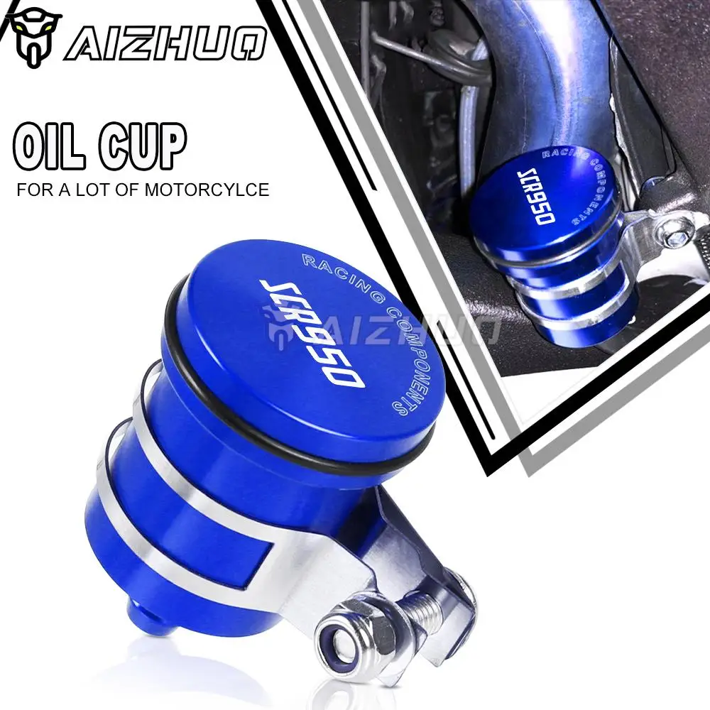 

SCR 950 Motorcycle Universal Brake Fluid Reservoir Clutch Cylinder Tank Oil Fluid Cup For YAMAHA SCR950 2017-2018 SCR-950