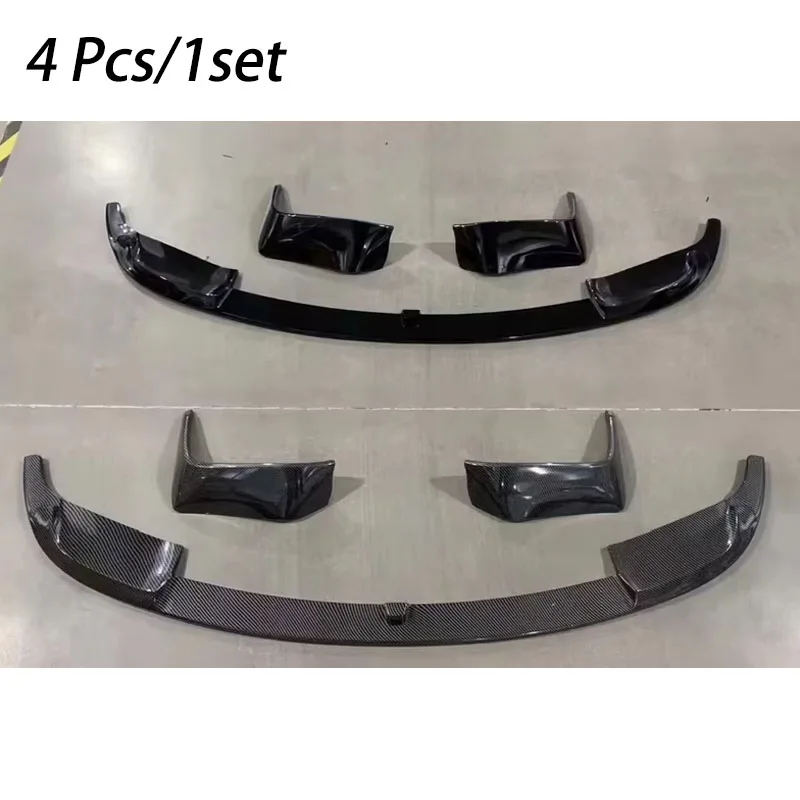 For BMW 3 Series F30 F35 MP Style 2013 2014-2019 Car Front Bumper Lip Splitter Front Blade Diffuser Accessories Body Kits Tuning