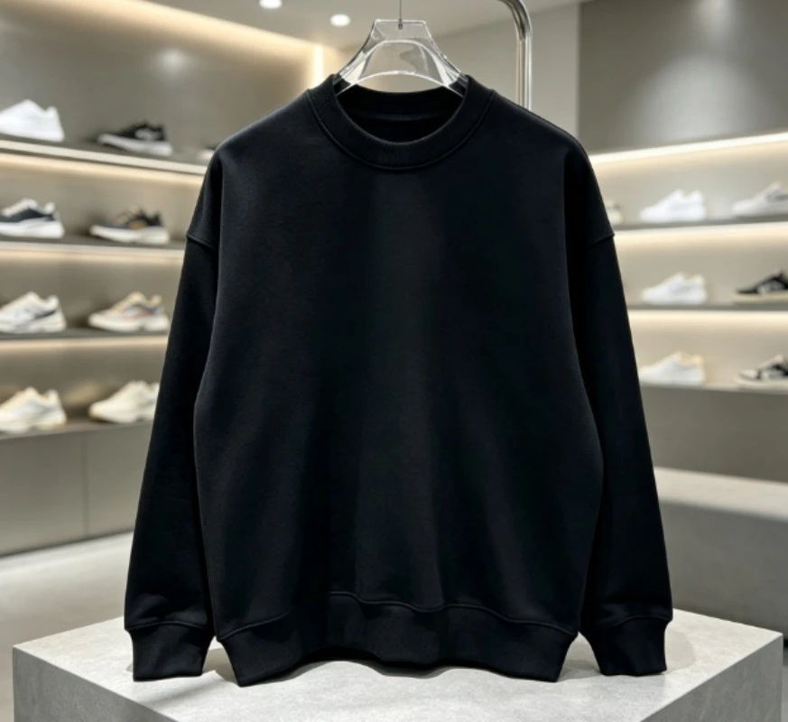 New fall winter hoodie long-sleeve unisex base layer top for men women, comfort soft breathable casual daily wear.