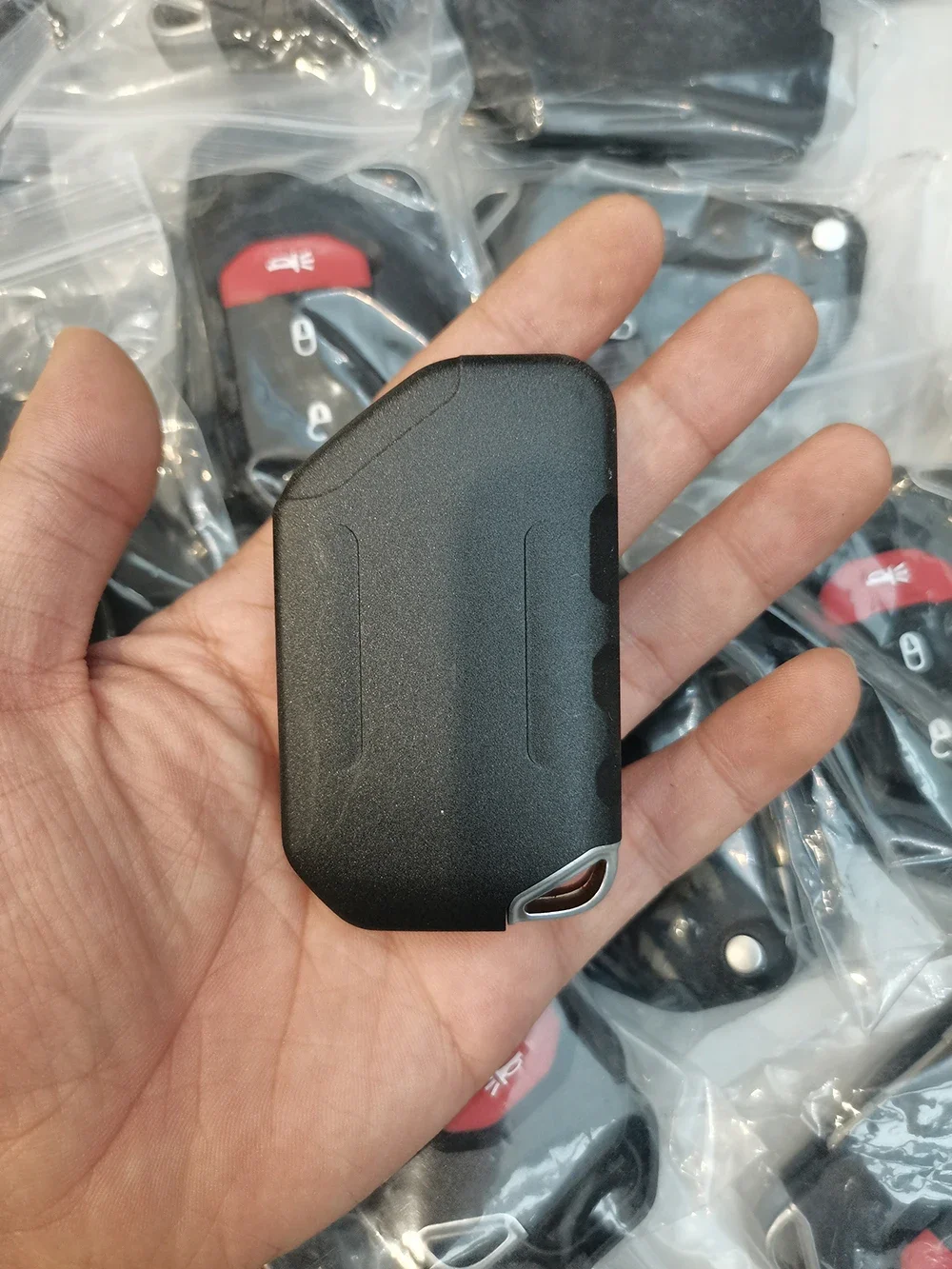 NHkey OHT1130261 68416-782AA 3Btn Keyless Flip Smart Key 433MHz With OEM PCF7939M Chip For 2018 2019 Jeep Wrangler 68416-782AA