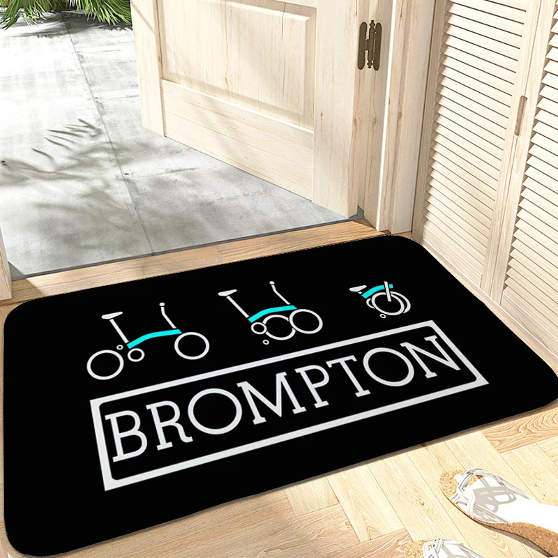 Carpets for Living Room B-Bromptons Logo Floor Mats Front Door Kitchen Treadmill Rugs Bedroom Flannel Bathmat Home Decorations